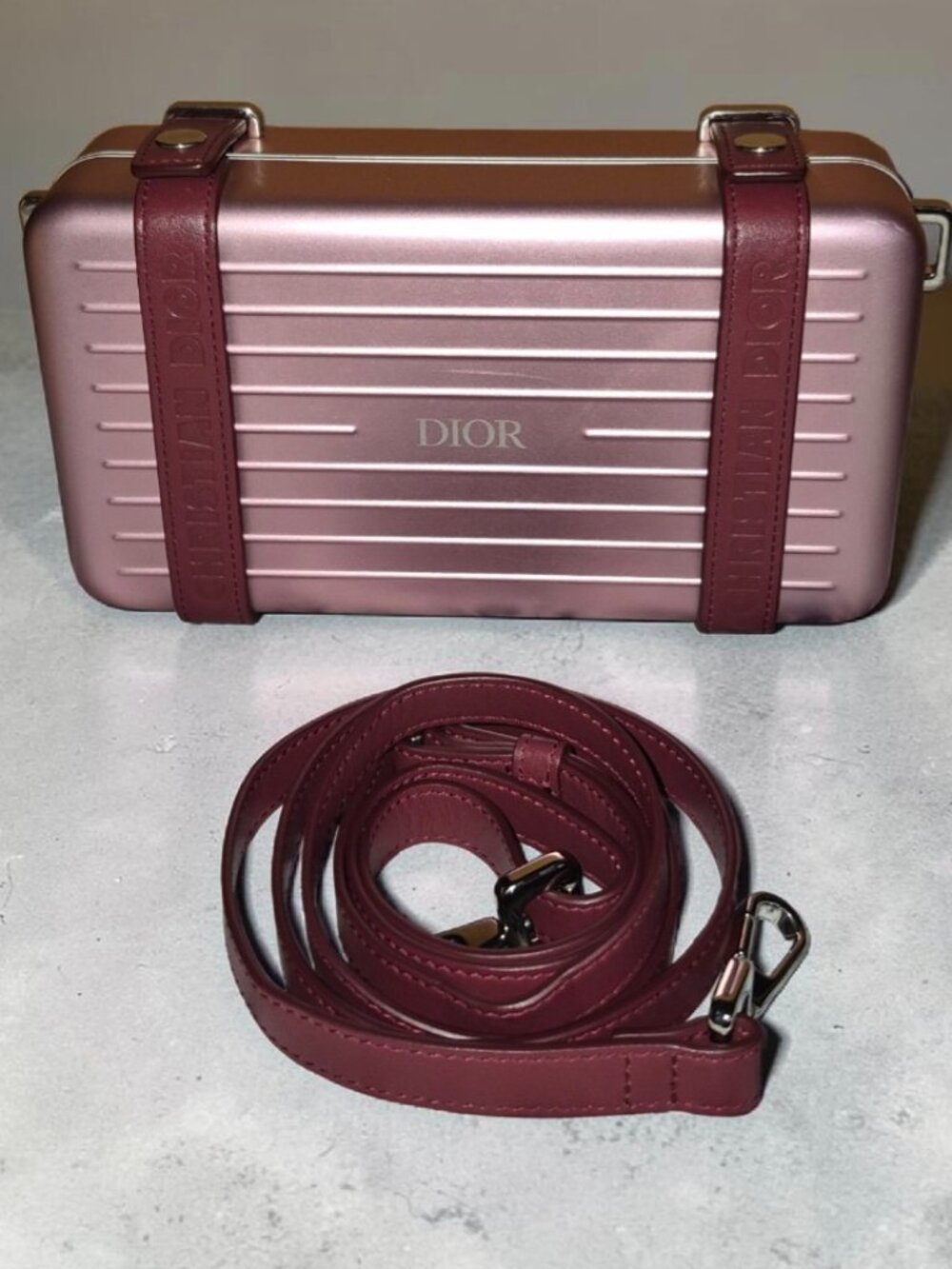 Dior collab rimowa crossbody bag